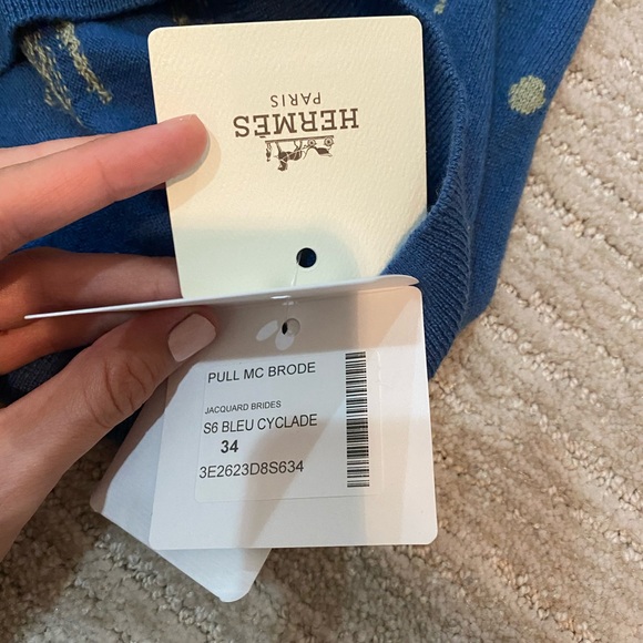 Hermes Brides De Gala Short Sleeve Sweater - Picture 4 of 7